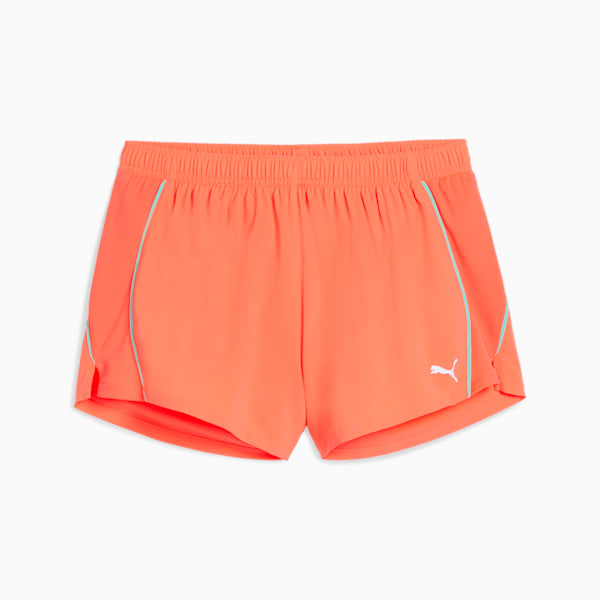 VELOCITY Women's 3" Running Shorts, Glowing Red, extralarge-IND